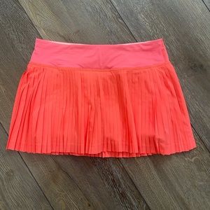 Lululemon Skirt - bright peach pink color - size 6